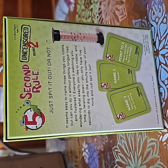 New, never opened 5 Second Rule Uncensored Game - Picture 2 of 3